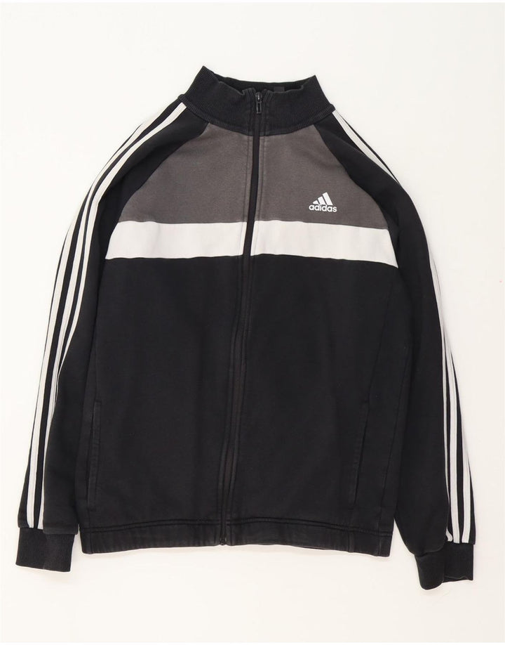 Ανδρική φόρμα ADIDAS Top Jacket UK 42/44 Μεσαίο μαύρο βαμβακερό χρώμα