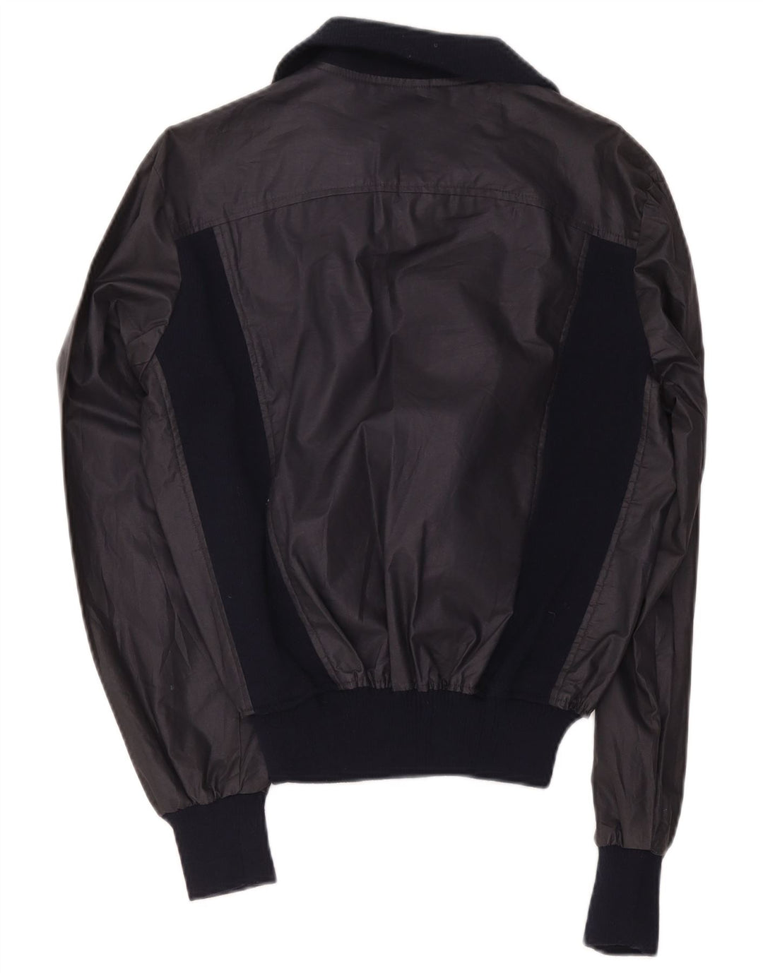 Vintage γυναικείο μπουφάν Bomber IT 48 XL Navy Blue Colorblock Polyester