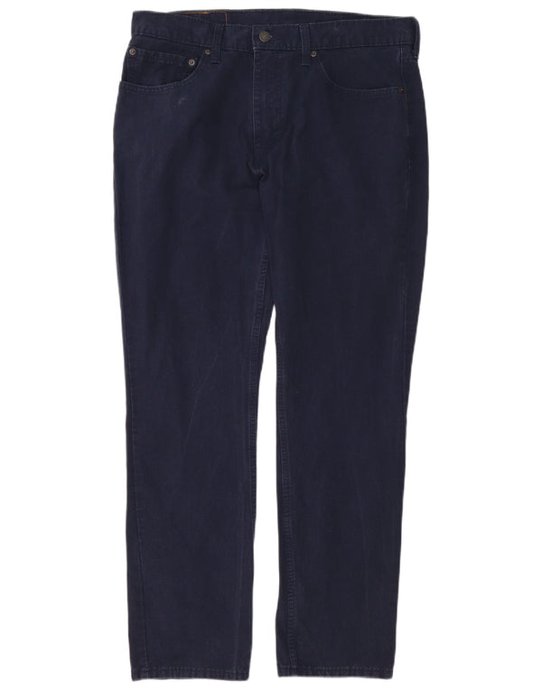Levi's Mens 511 Slim Fit Casual Παντελόνι W34 L30 Navy Blue Cotton