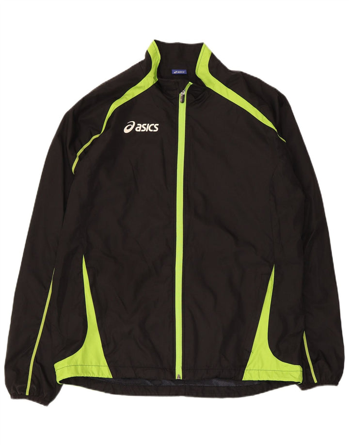 Ανδρική αθλητική φόρμα Asics Top Jacket Large Black Colourblock Polyester