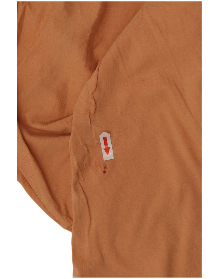 Fred Perry Ανδρικό T-Shirt Top Βαμβακερό μεσαίο πορτοκαλί ριγέ