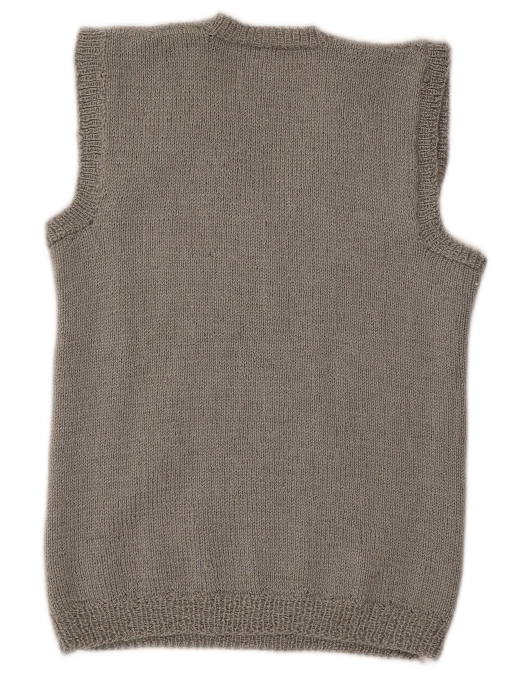Vintage γυναικείο γιλέκο Tank Top UK 14 Medium Grey