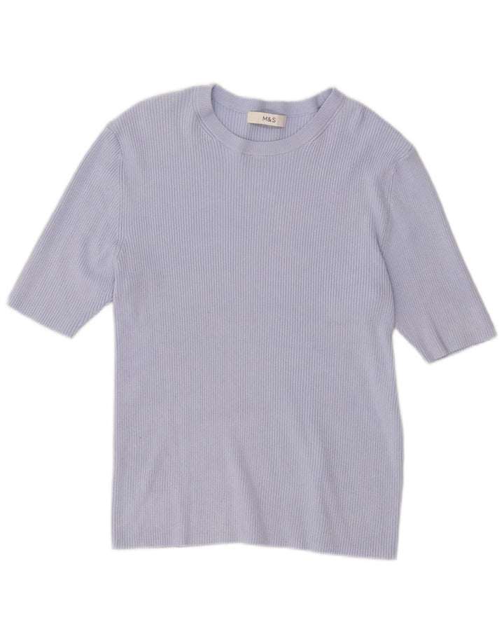 Marks & Spencer Γυναικείο T-Shirt Top UK 6 XS Blue