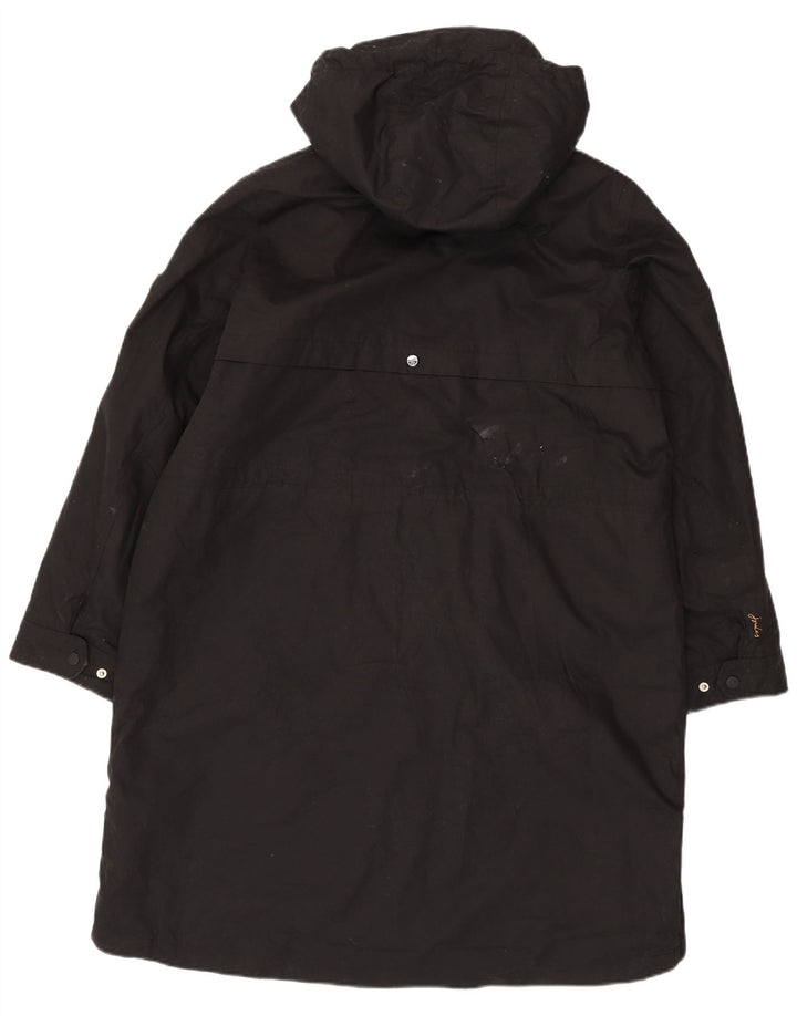 Joules Γυναικείο μπουφάν Parka με κουκούλα UK 18 XL μαύρο πολυεστέρα