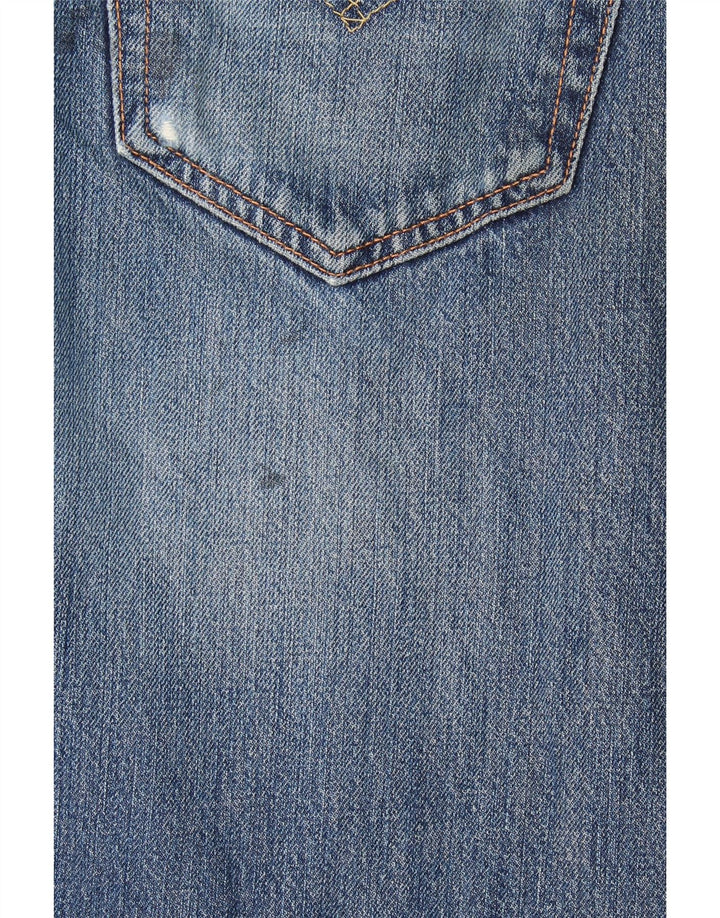 Levi's Mens 501 Straight Jeans W36 L30 Blue Cotton