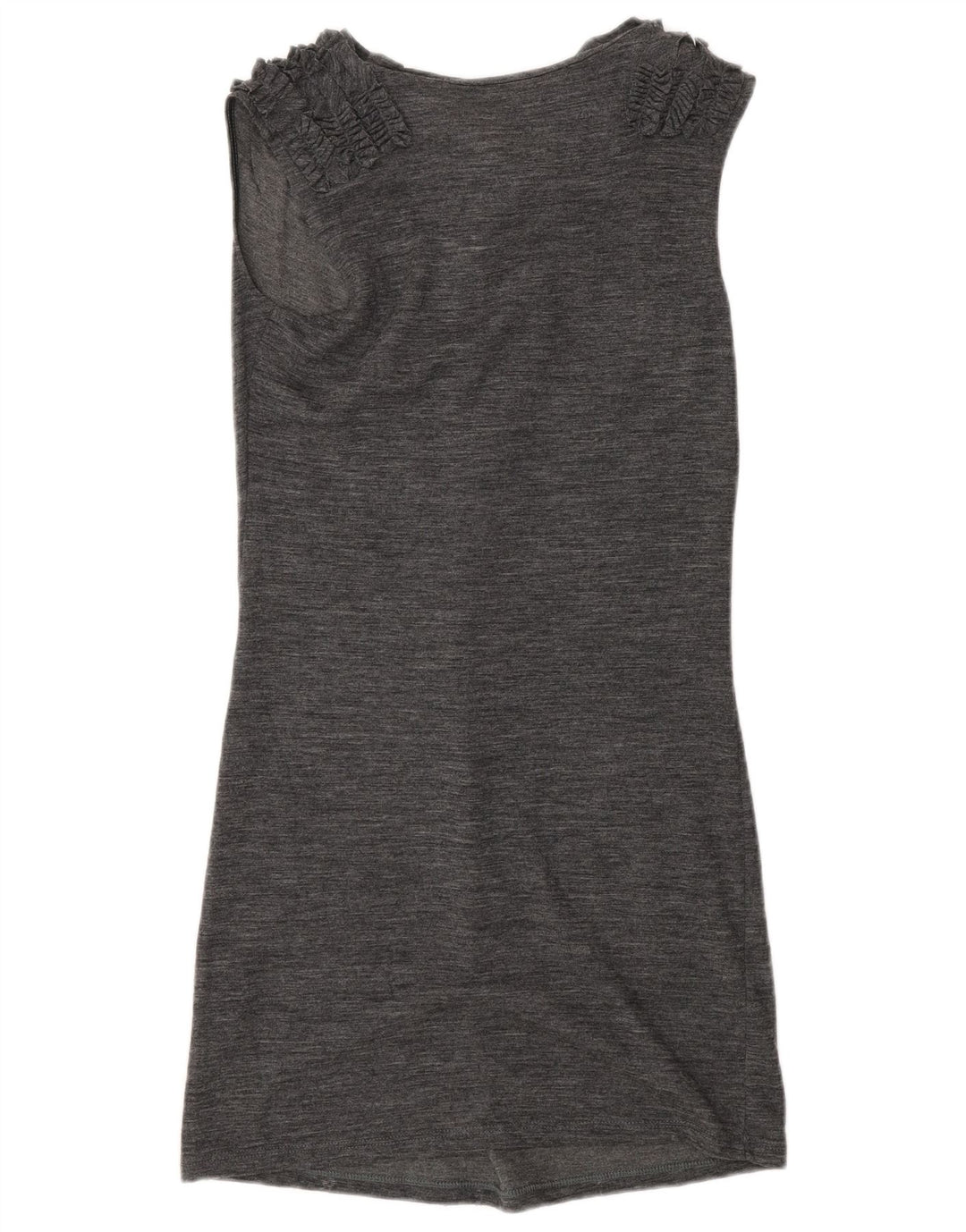 Liu Jo Γυναικείο Αμάνικο Basic Φόρεμα IT 40 Small Grey Wool