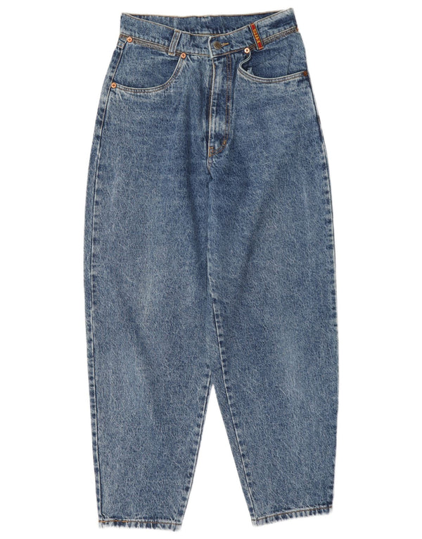 H.I.S Γυναικείο φαρδύ ψηλόμεσο φαρδύ τζιν EU 38 Medium W29 L28 Μπλε βαμβακερό