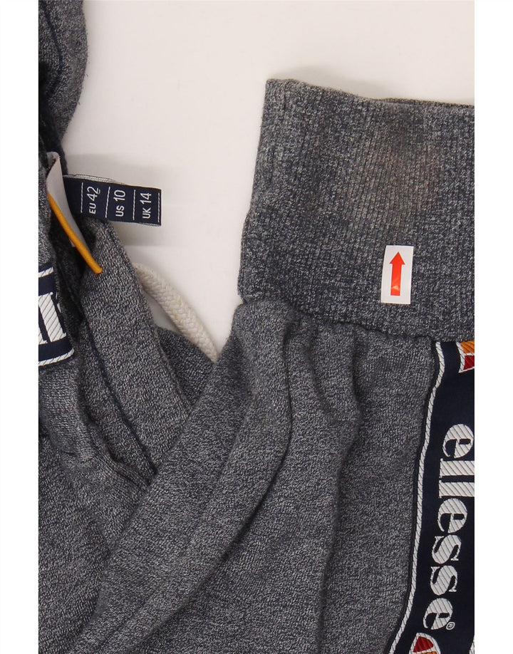 ELLESSE Γυναικεία γραφικά κουκούλα UK 14 Large Navy Blue Colourblock