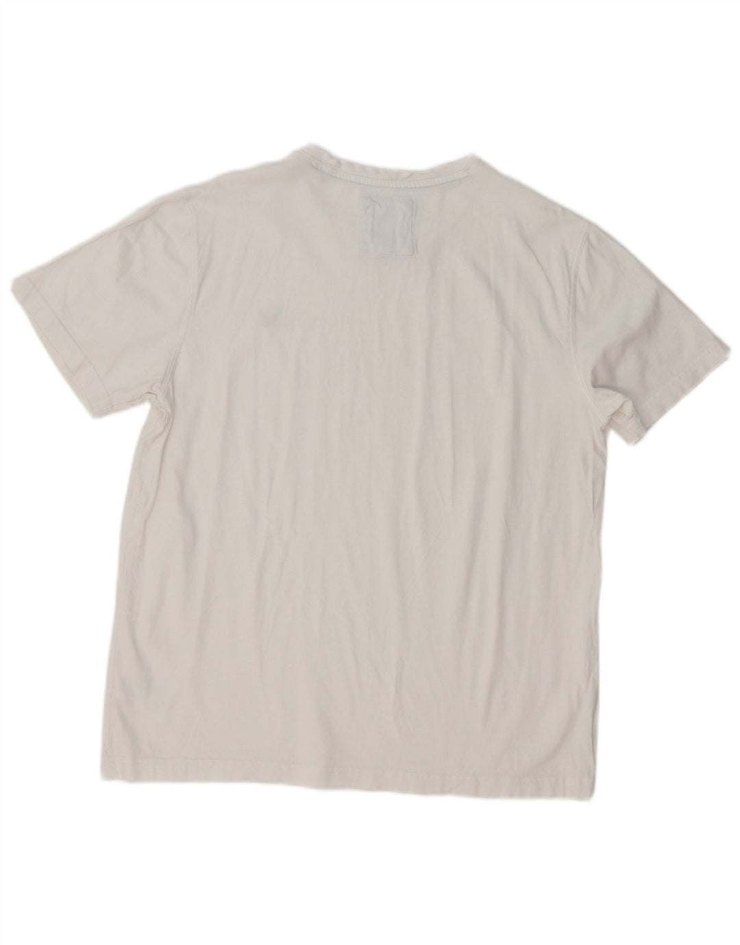 Ανδρικό T-Shirt Crew Clothing Top μεγάλο λευκό βαμβακερό
