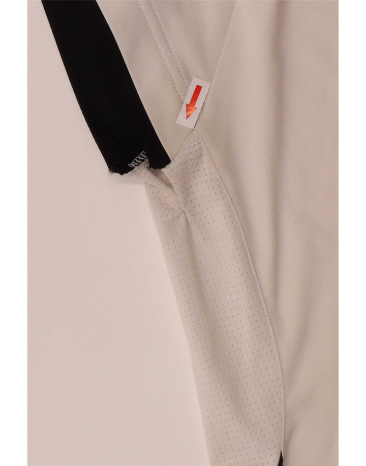Γυναικείο T-Shirt Adidas Top UK 12 Medium White Polyester