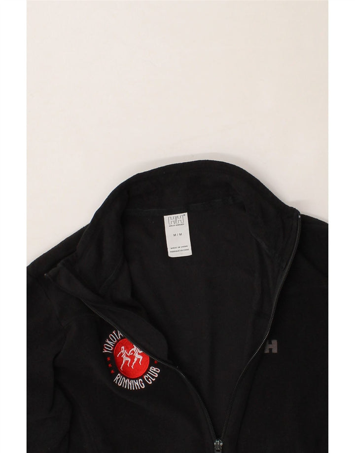 HELLY HANSEN Womens Fleece Jacket UK 14 Medium Black Polyester Vintage Helly Hansen and Second-Hand Helly Hansen from Messina Hembry 