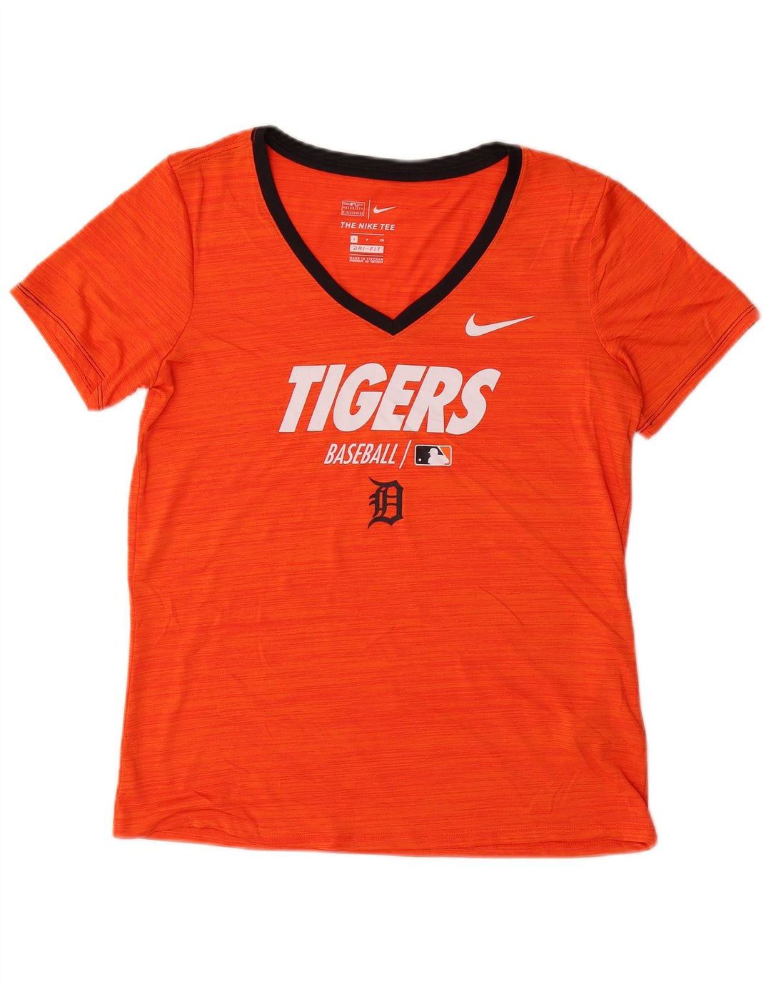 Γυναικείο γραφικό μπλουζάκι NIKE Tigers Top 10 μικρού πορτοκαλί πολυεστέρα
