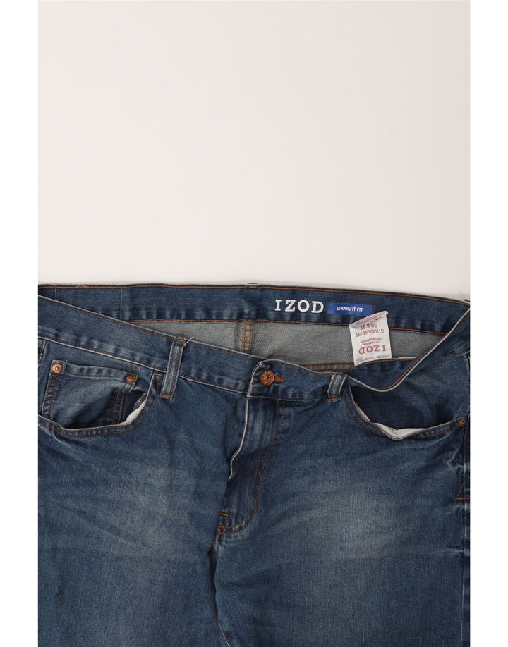 IZOD Mens Straight Jeans W38 L32 Blue Cotton Vintage Izod and Second-Hand Izod from Messina Hembry 