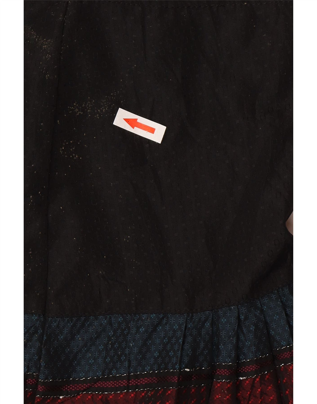 Γυναικεία φούστα Benetton A-Line W30 Μέτρια Μαύρη ριγέ