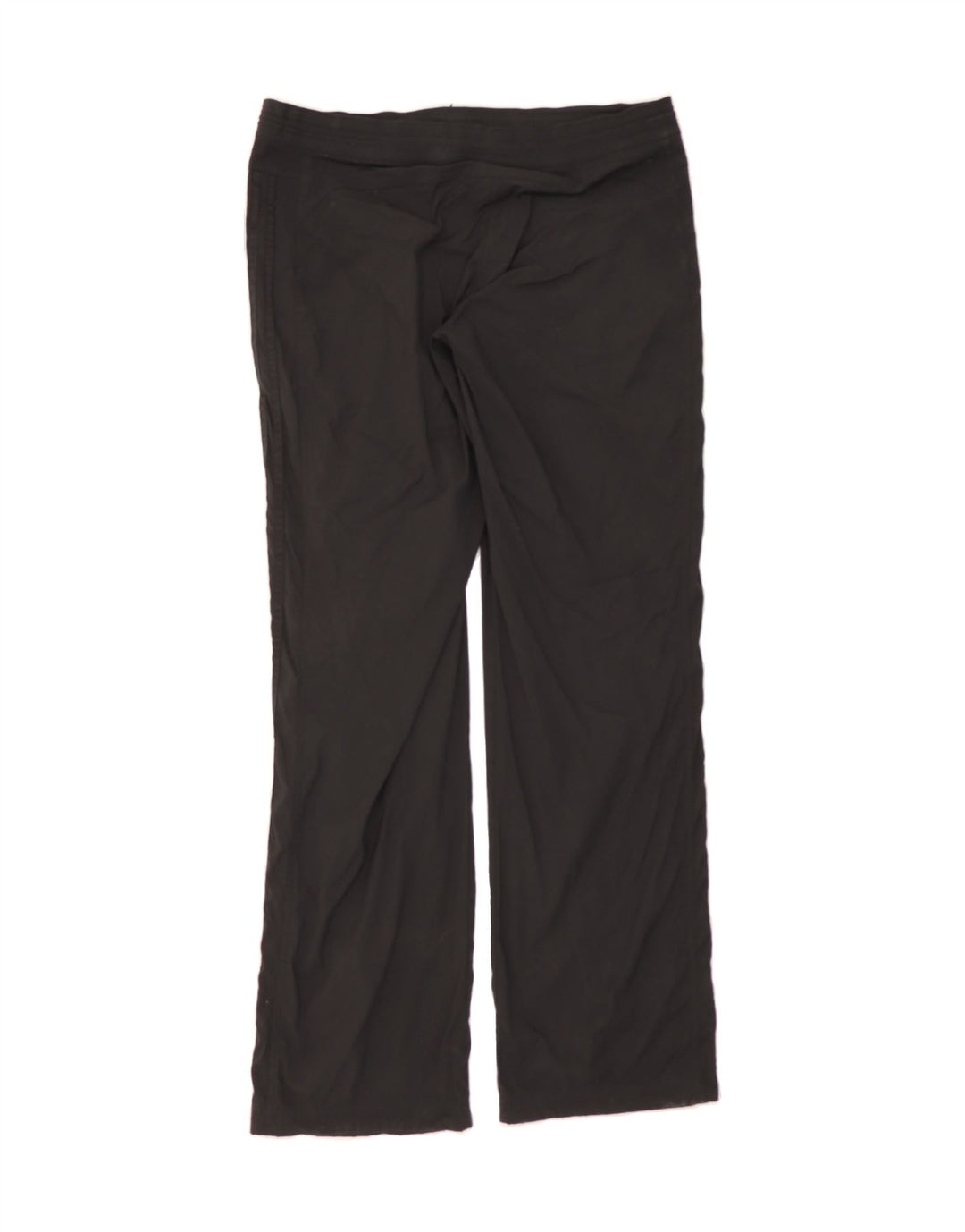 ADIDAS Womens Tracksuit Trousers UK 12 Medium Black Nylon Vintage Adidas and Second-Hand Adidas from Messina Hembry 