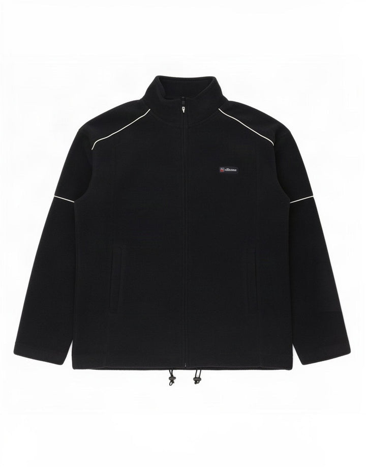 Ellesse Ανδρικό Fleece Jacket UK 38 Medium Navy Blue Polyester