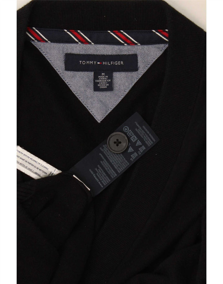 Ανδρική ζακέτα Tommy Hilfiger, μεσαίο μαύρο βαμβακερό
