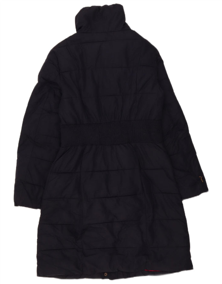 Joules Γυναικείο παλτό UK 12 Medium Navy Blue Polyester