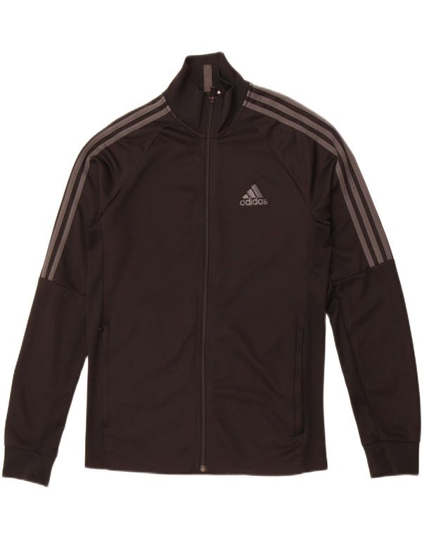 Adidas Mens Aeroready Tracksuit Top Jacket UK 38/40 Medium Black Polyester