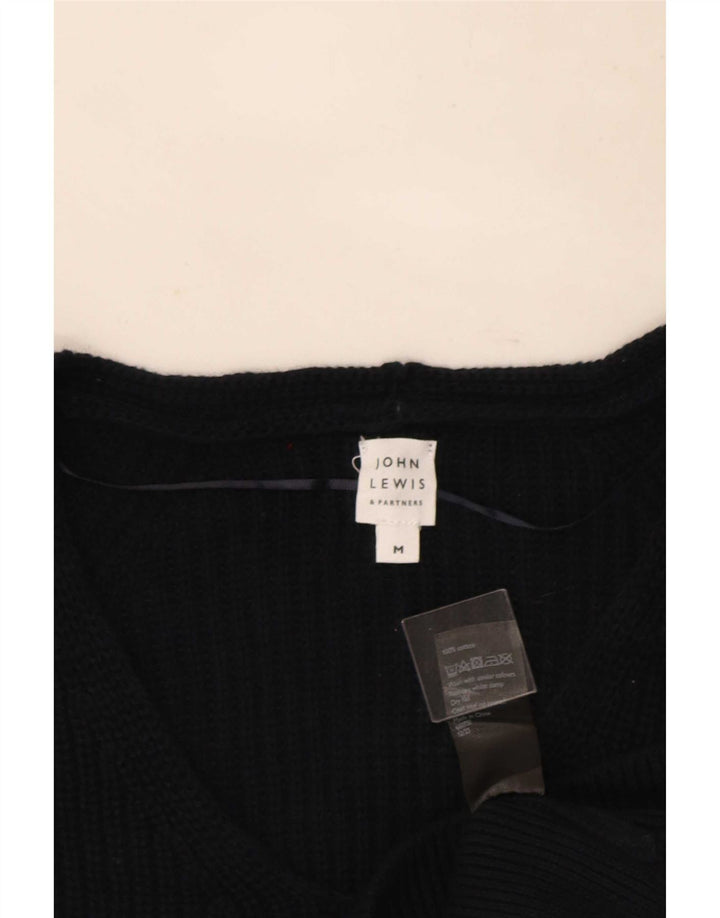 John Lewis Γυναικείο γιλέκο μεγάλου μεγέθους Tank Top UK 14 Medium Navy Blue Cotton