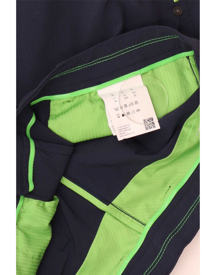 Ανδρικό παντελόνι Chino Hugo Boss W30 L31 Navy Blue Polyester