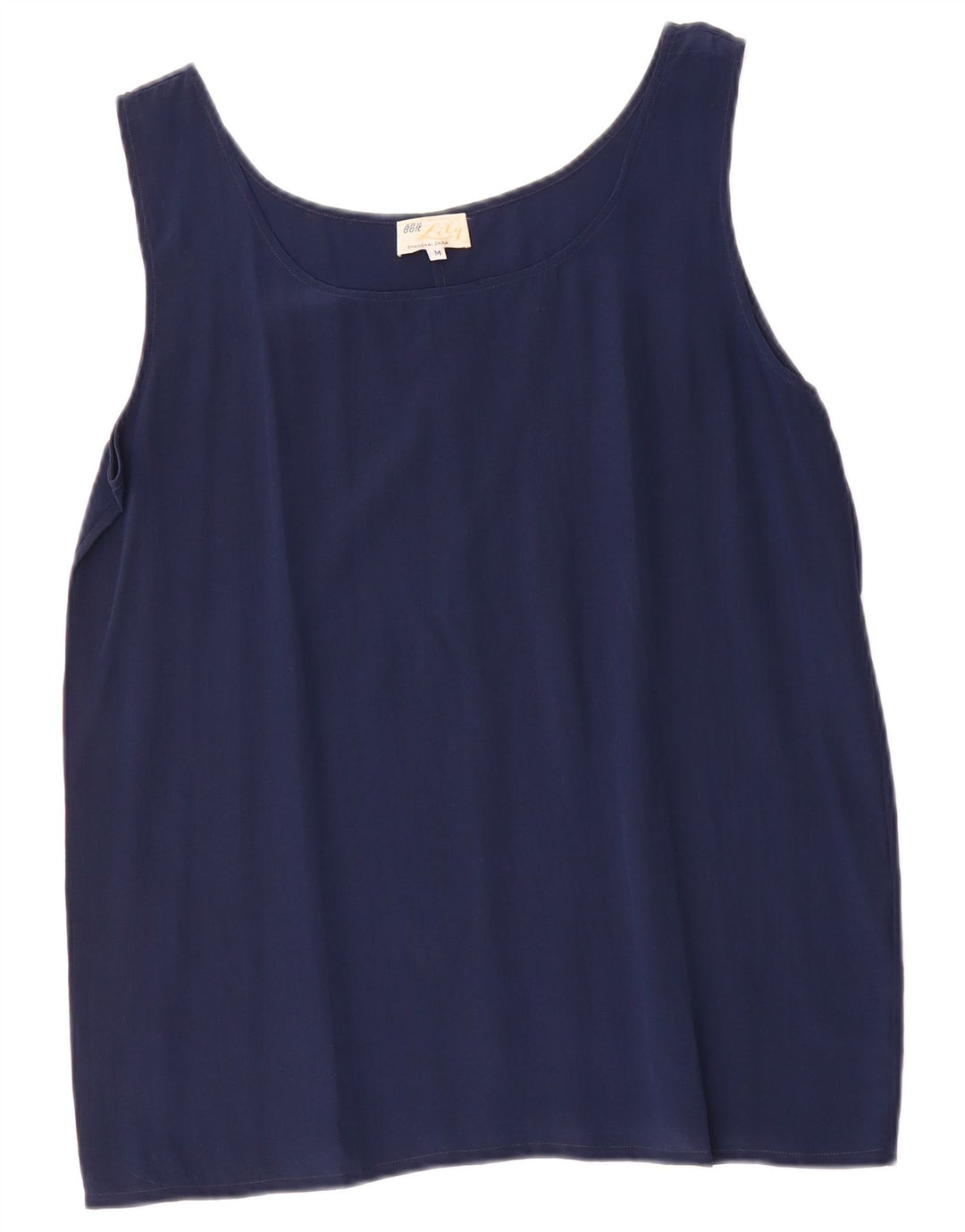 Vintage γυναικείο γιλέκο UK 14 Medium Navy Blue