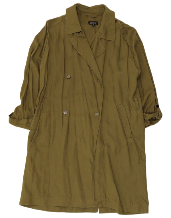 Topshop Γυναικεία καμπαρντίνα Oversized UK 12 Medium Khaki Lyocell