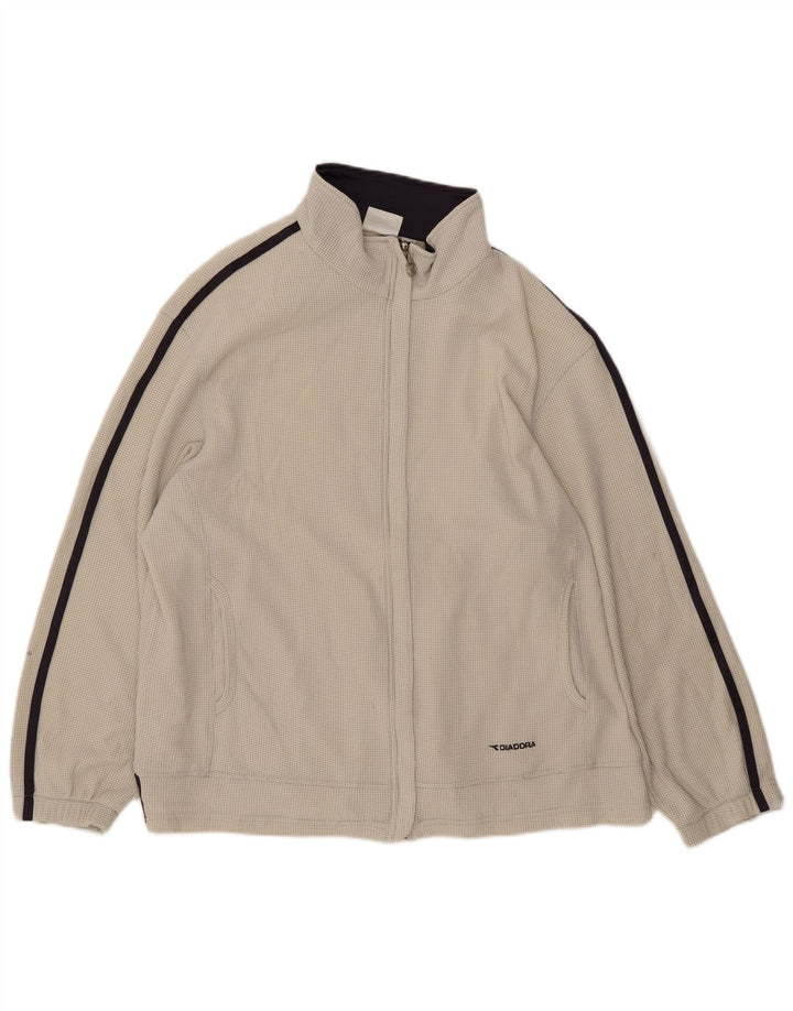 DIADORA Γυναικεία αθλητική φόρμα Top Jacket UK 16 Large White Colourblock