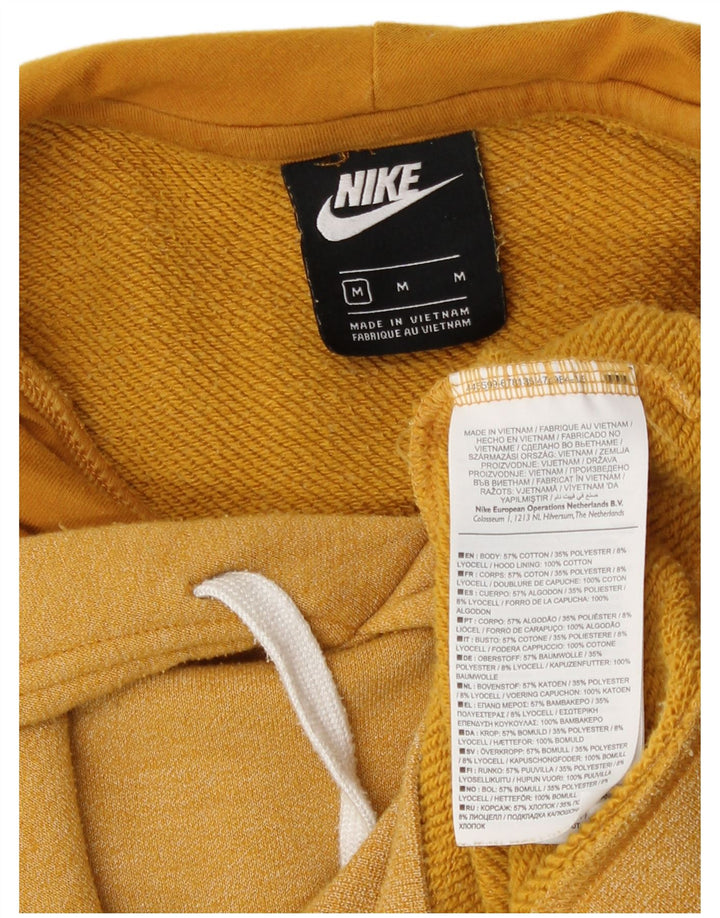 Ανδρικό γραφικό φούτερ Nike, μεσαίο κίτρινο βαμβακερό