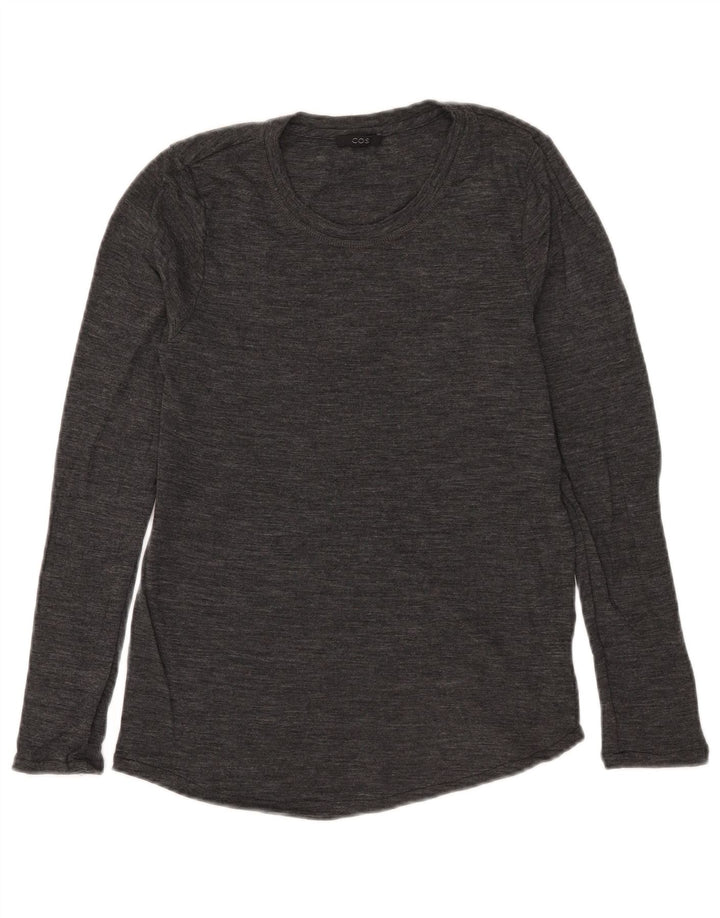 Γυναικείο πουλόβερ Cos Crew Neck Jumper UK 14 Large Grey Wool