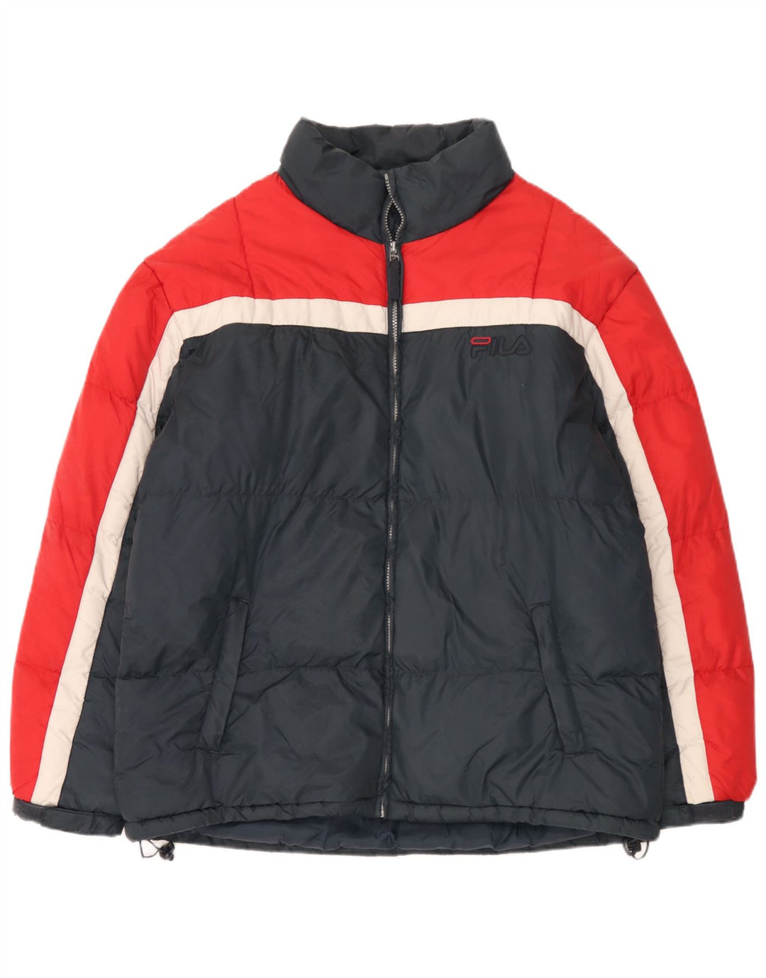 Ανδρικό μπουφάν Fila με επένδυση IT 56 XL Navy Blue Colourblock