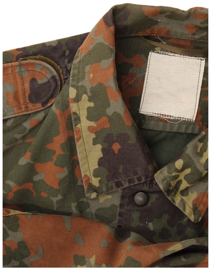 Vintage Ανδρικό Military Jacket UK 40 Large Khaki Camouflage