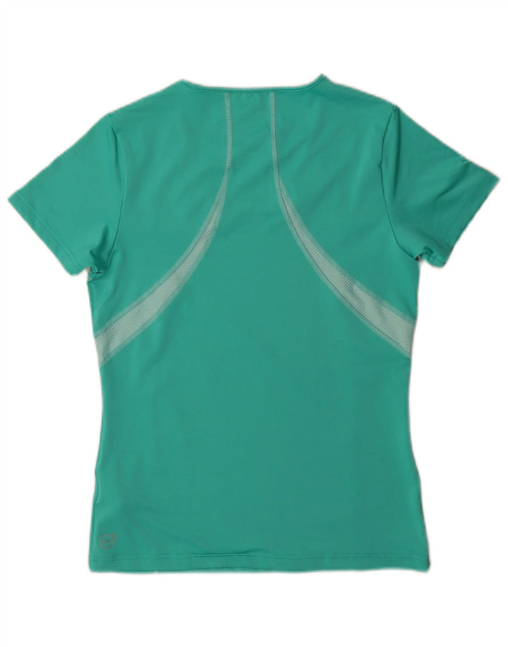 Puma Γυναικείο T-Shirt Top UK 12 Μεσαίου πράσινου χρώματος πολυεστέρας