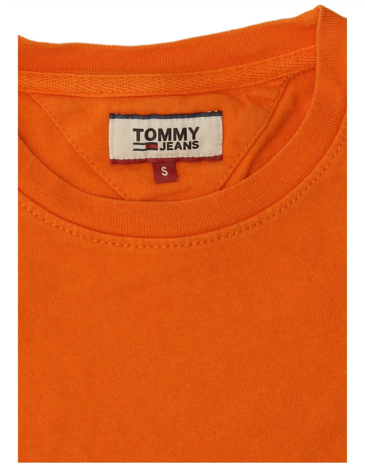 Ανδρικό T-Shirt Tommy Hilfiger Top Μικρό πορτοκαλί βαμβακερό