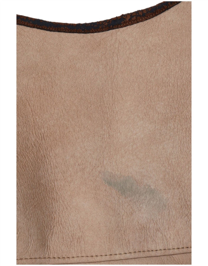 VINTAGE Γυναικείο Sherpa Gilet UK 14 Medium Beige