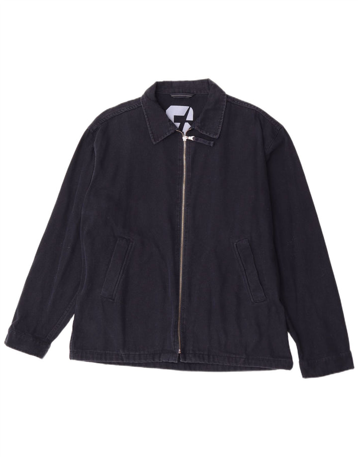 Ανδρικό μπουφάν Sasch Bomber UK 42 XL Navy Blue Cotton