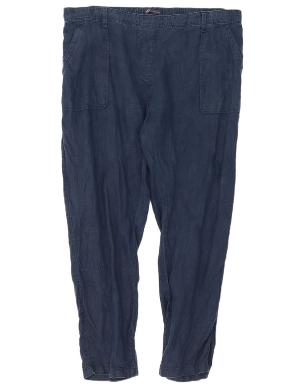 Marks & Spencer Γυναικείο Slim παντελόνι Chino UK 16 Large W38 L27 Navy Blue