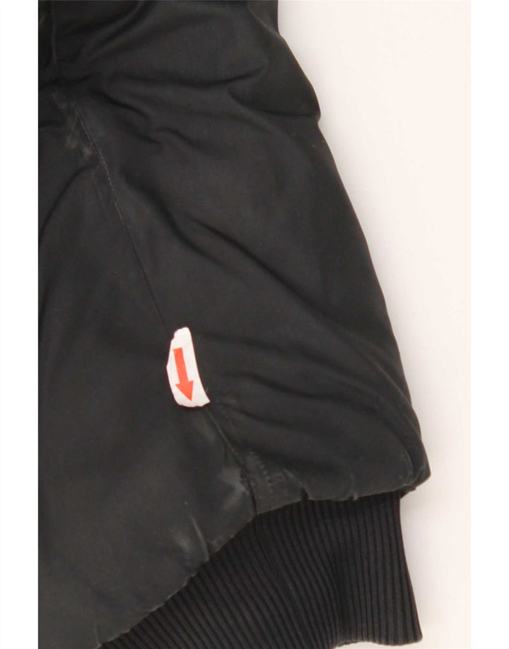 Ανδρικό μπουφάν με κουκούλα Adidas UK 42 XL Μαύρο Πολυεστέρας