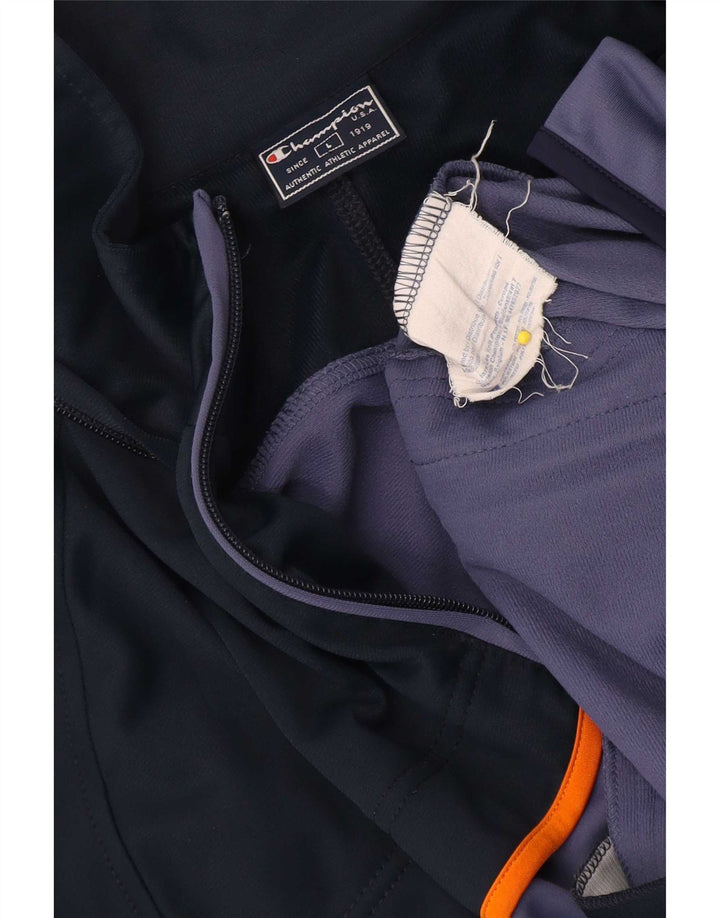 Ανδρική αθλητική φόρμα Champion Top Jacket Large Navy Blue Colorblock Polyester