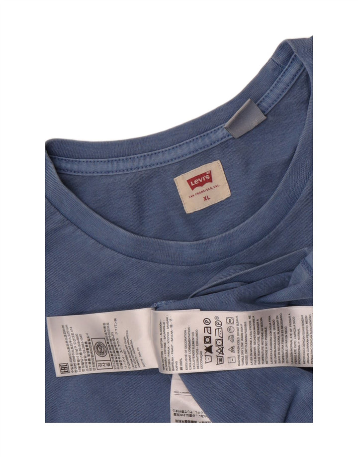 Ανδρικό T-Shirt Levi's Top XL Blue Cotton