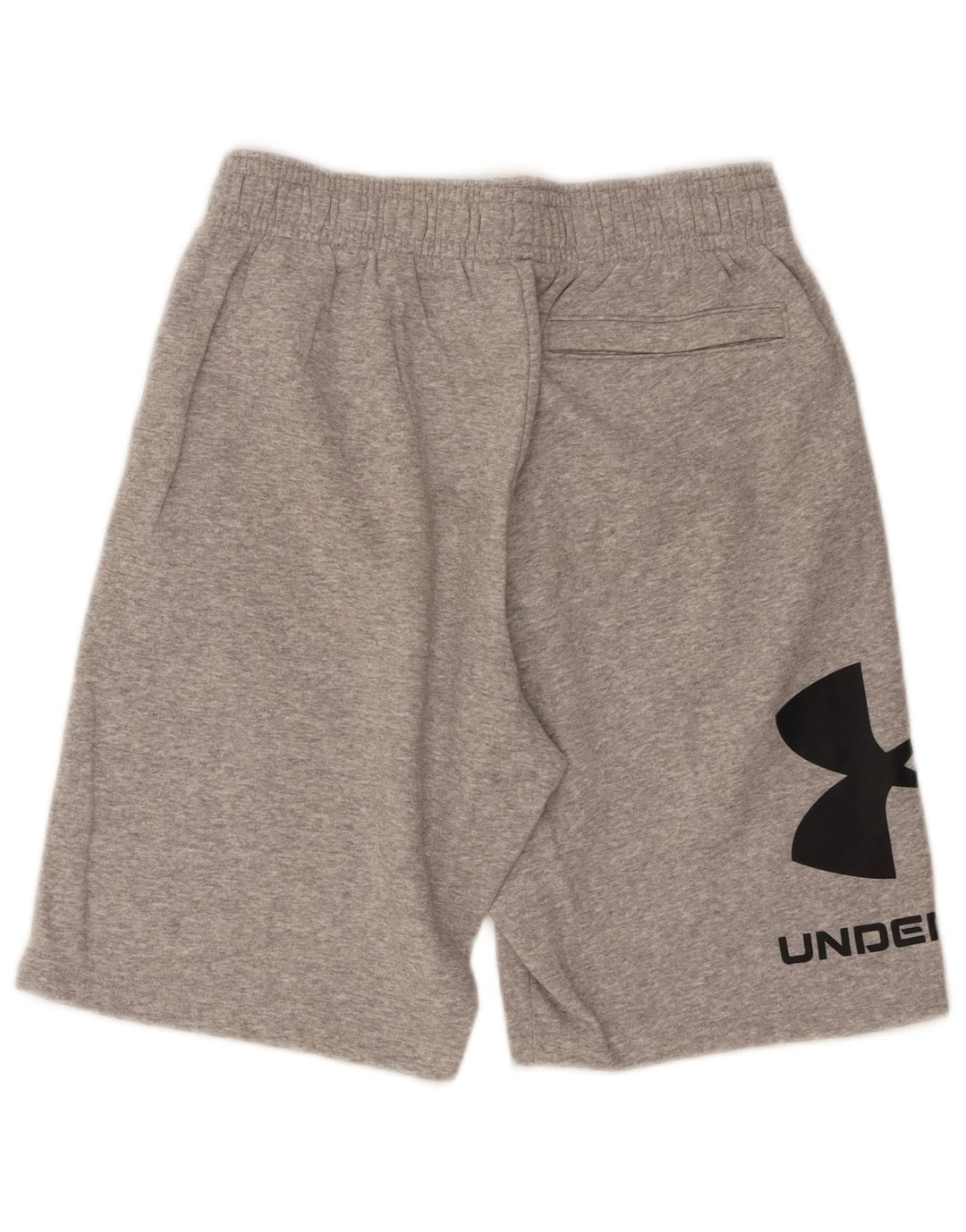 UNDER ARMOUR Mens Graphic Sport Shorts Medium  Grey Cotton