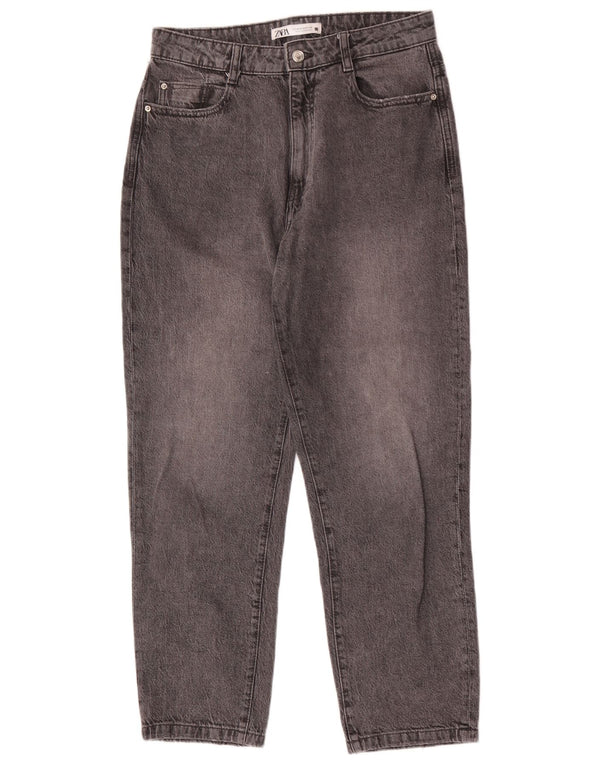 Zara γυναικείο ψηλόμεσο τζιν EU 40 Medium W30 L28 Γκρι βαμβακερό