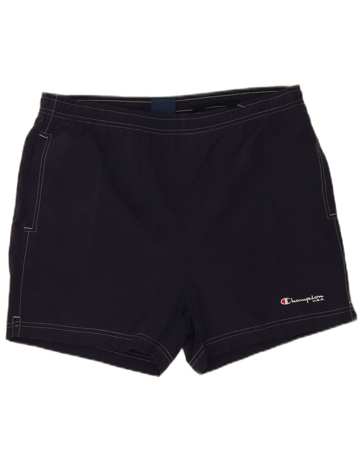 Ανδρικό σορτς κολύμβησης CHAMPION XL Navy Blue Polyamide