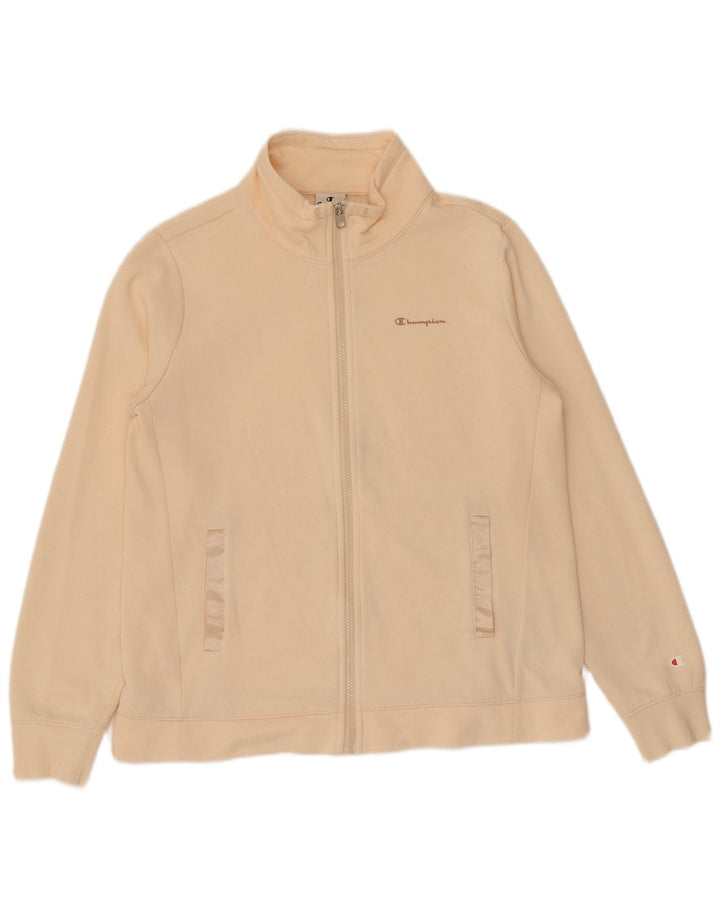 Champion Γυναικεία φόρμα Top Jacket UK 16 Large Beige Cotton