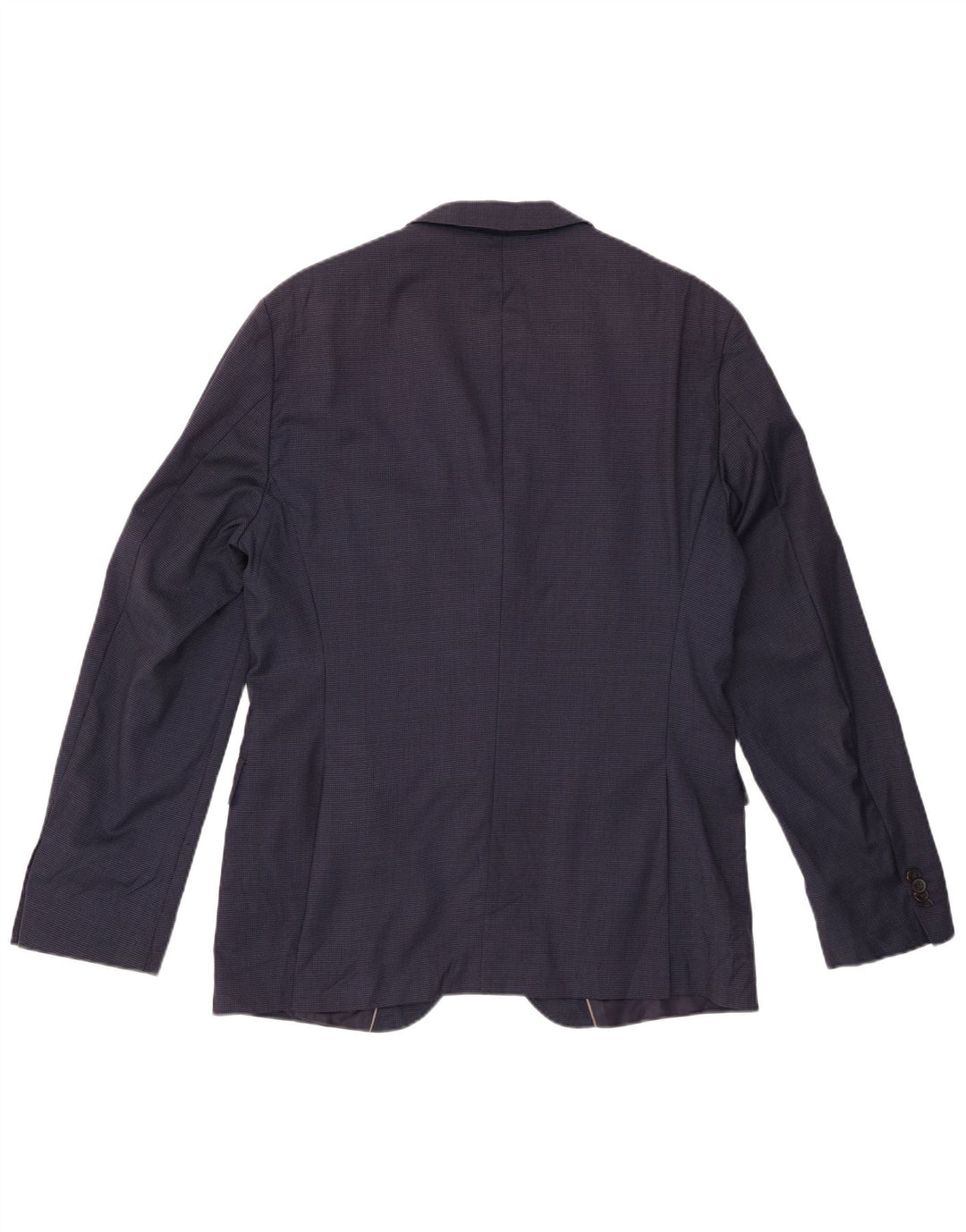 HUGO BOSS Ανδρικό σακάκι μπλέιζερ με 2 κουμπιά EU 52 XL Navy Blue Check Wool