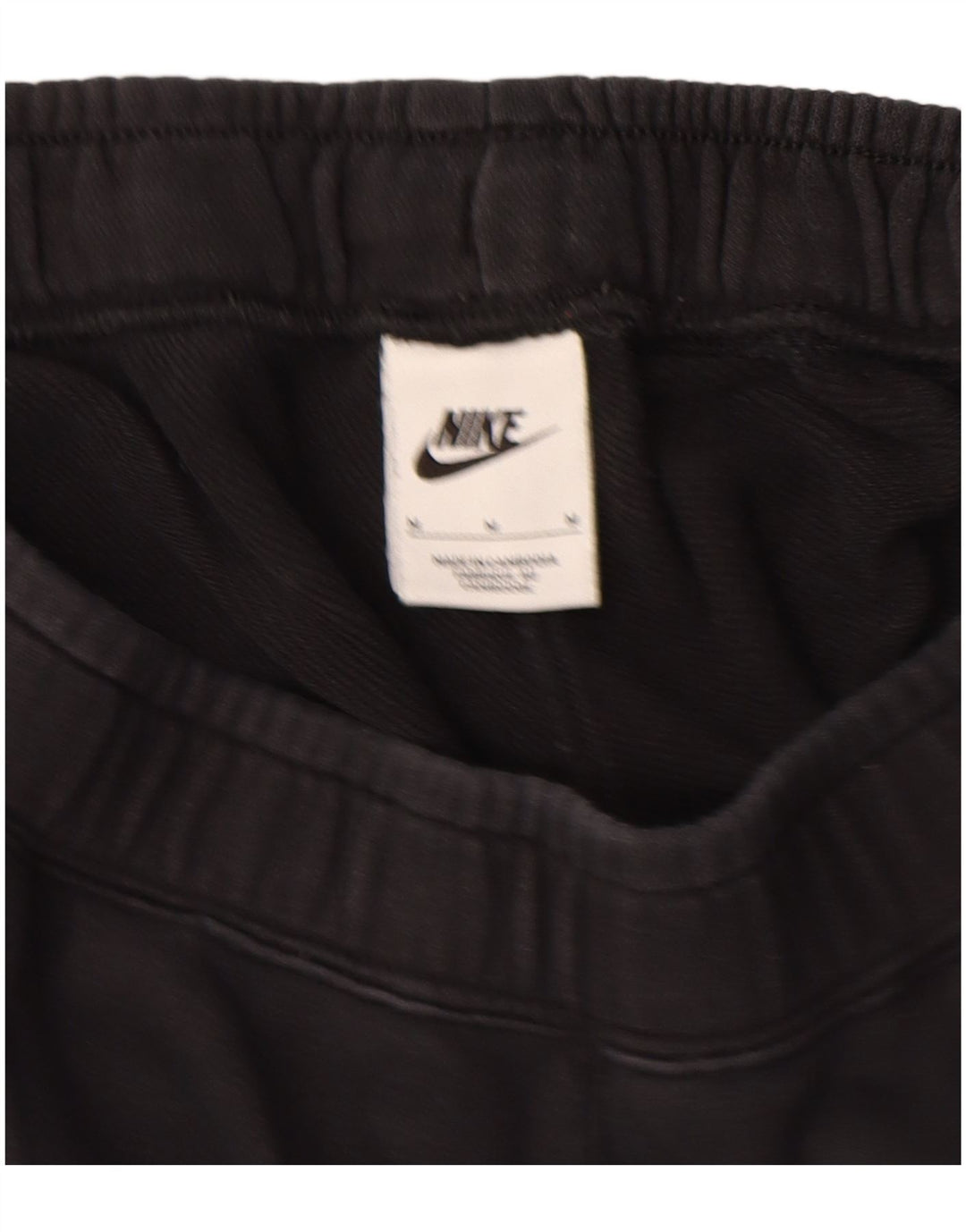 Ανδρικό γραφικό αθλητικό σορτς Nike, μεσαίο μαύρο βαμβακερό