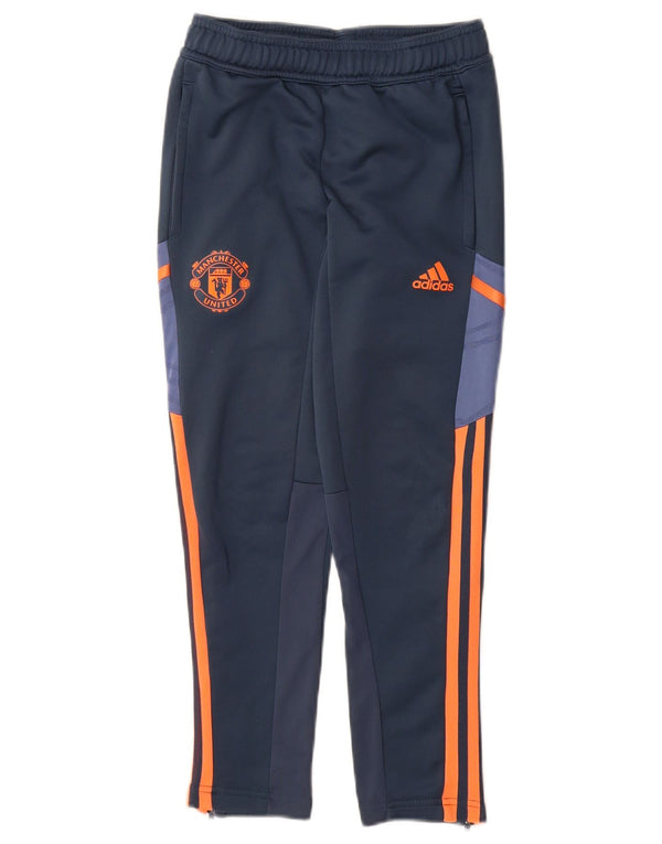 Παντελόνι αθλητικής φόρμας Adidas Boys Manchester United 9-10 Years Navy Blue