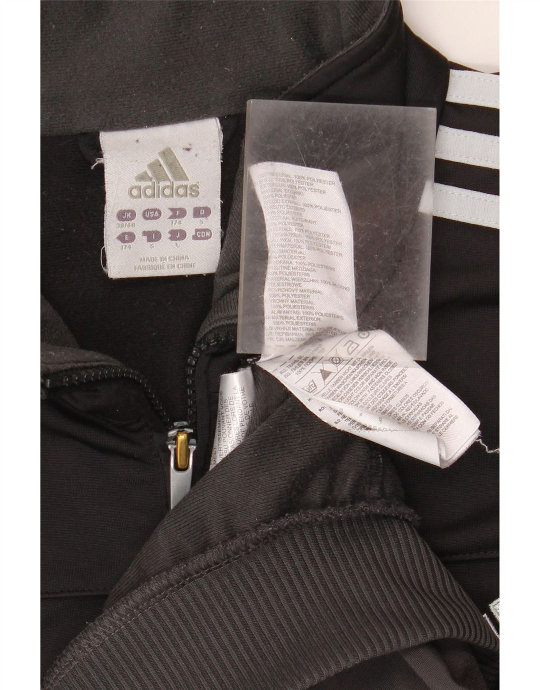 Ανδρική φόρμα Adidas Top Jacket UK 38/40 Medium Black Colourblock