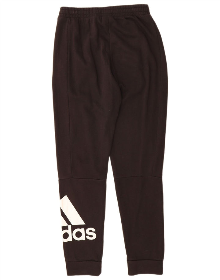 Ανδρική φόρμα ADIDAS Graphic Παντελόνι Joggers Μικρό Μαύρο Βαμβακερό