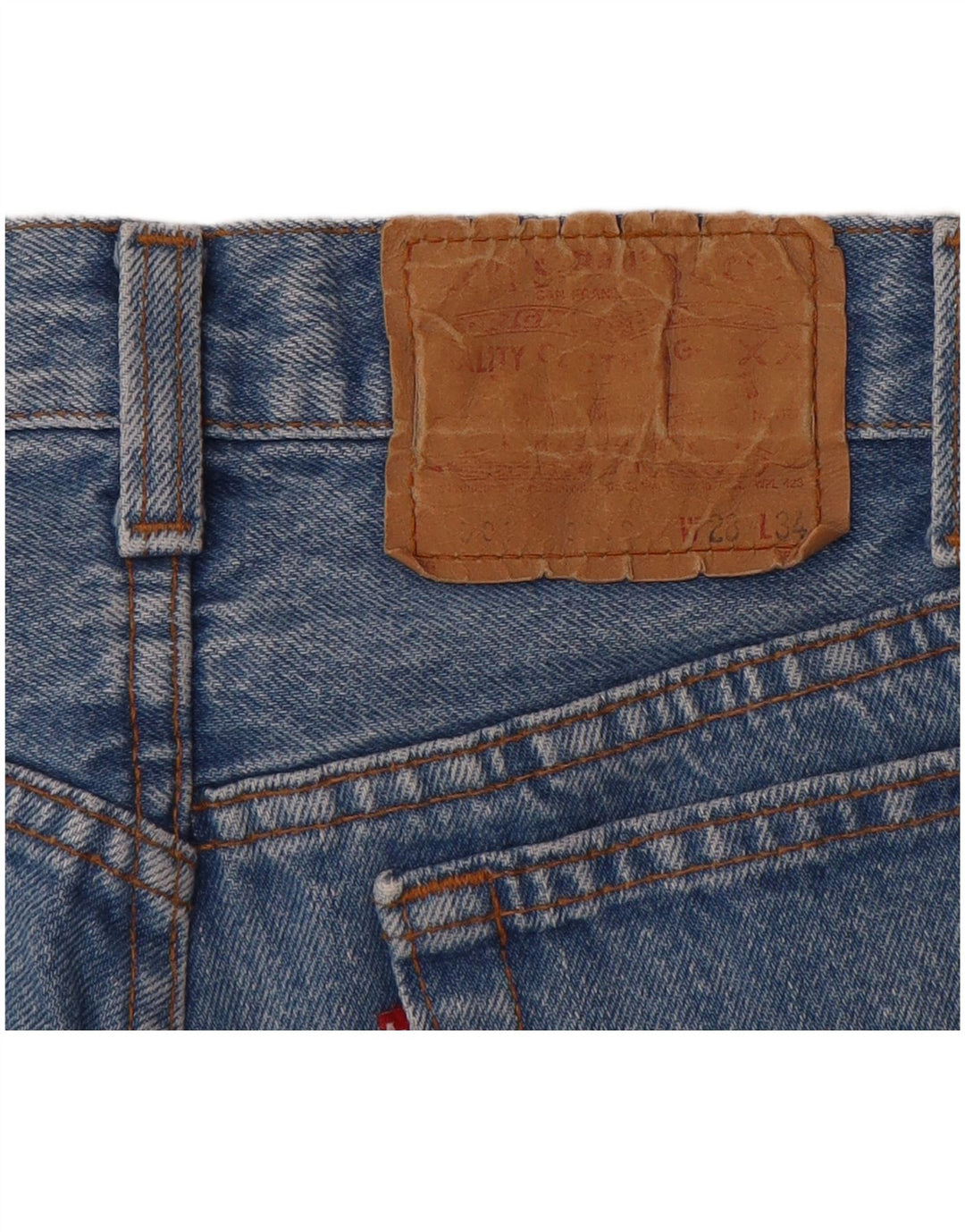 Γυναικείο σορτς Levi's 501 τζιν W28 μεσαίο μπλε